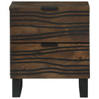 Bedside Cabinet Walnut 40 x 33 x 46 cm Solid Acacia wood