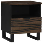 Bedside Cabinet Walnut 40 x 33 x 46 cm Solid Acacia wood