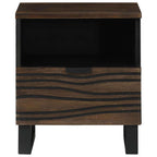 Bedside Cabinet Walnut 40 x 33 x 46 cm Solid Acacia wood