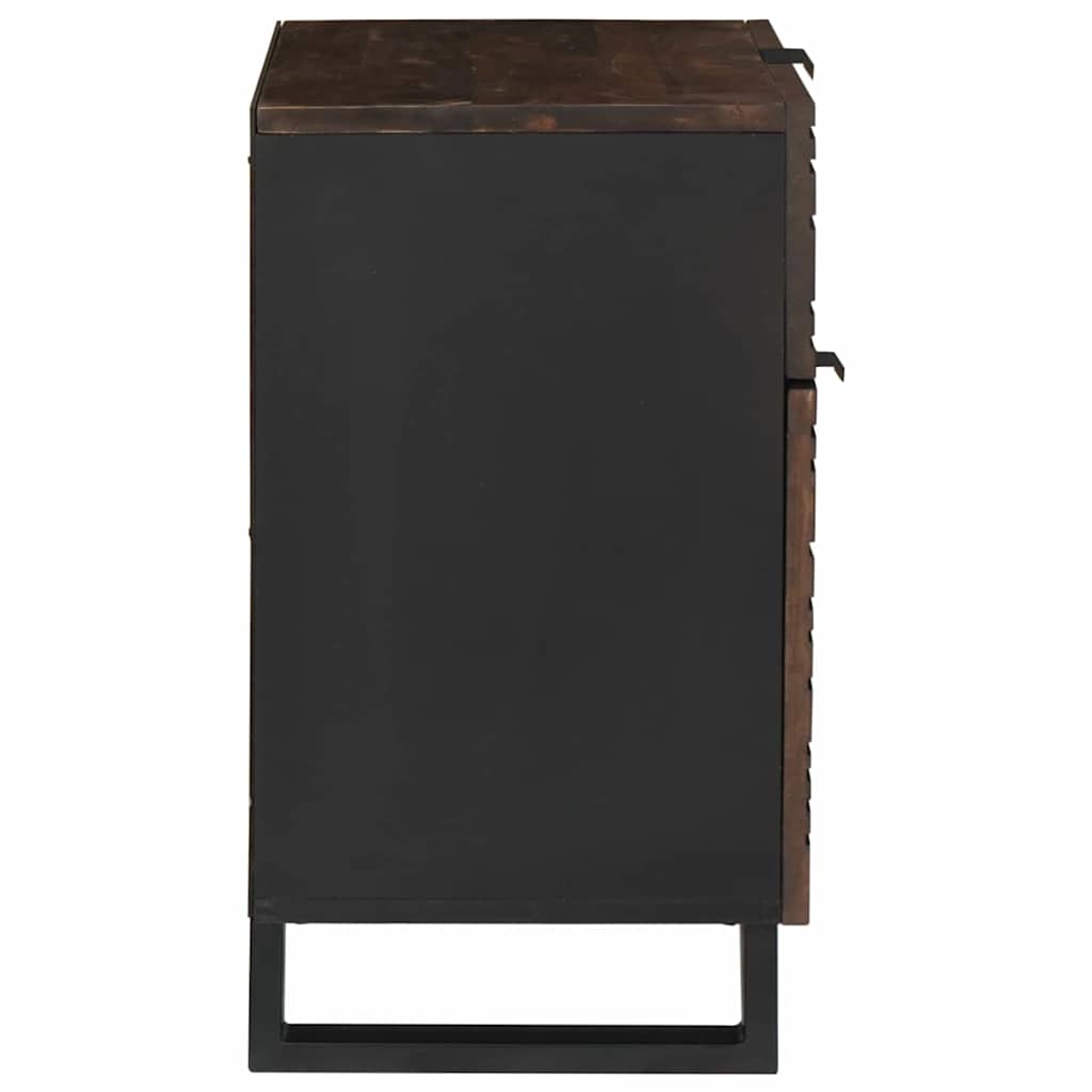 Bedside Cabinet Walnut 50 x 33 x 60 cm Solid Acacia wood