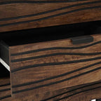 Bedside Cabinet Walnut 50 x 33 x 62 cm Solid Acacia wood