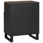 Bedside Cabinet Walnut 50 x 33 x 62 cm Solid Acacia wood