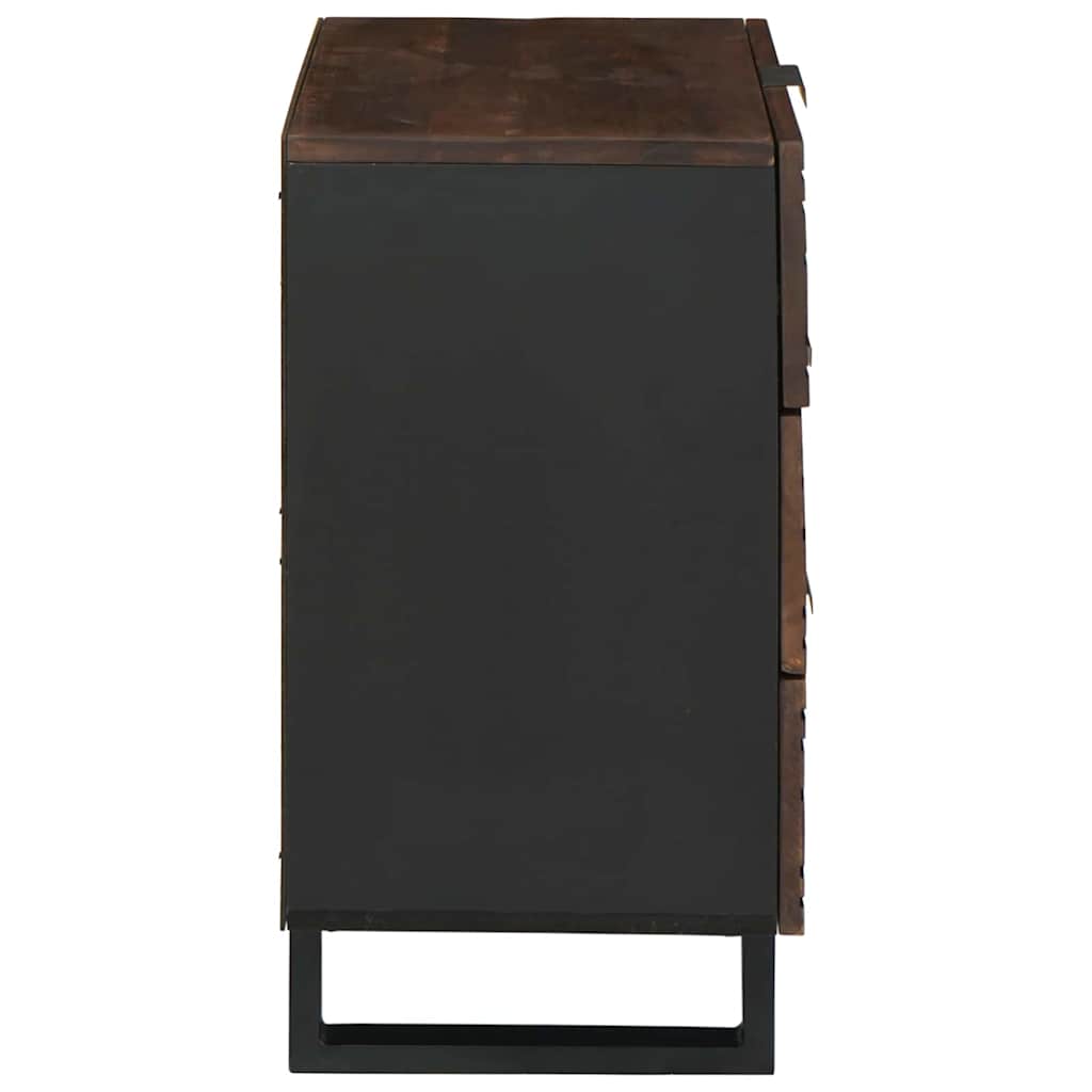 Bedside Cabinet Walnut 50 x 33 x 62 cm Solid Acacia wood