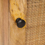 Bedside Cabinet Natural 40 x 33.5 x 46 cm Solid Mango Wood