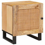 Bedside Cabinet 2 pcs Natural 40 x 33.5 x 46 cm