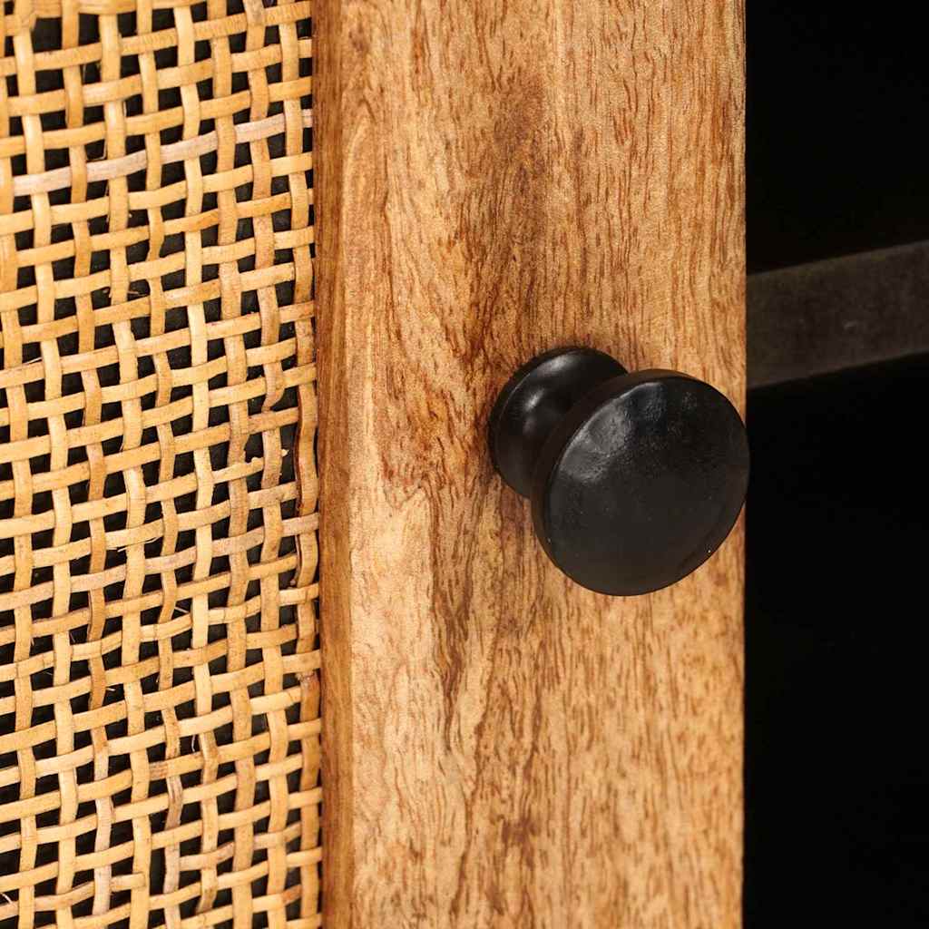 TV Cabinet with Shelf Brown 105 x 33 x 46 cm Solid Mango Wood