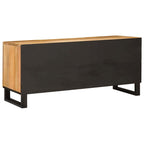 TV Cabinet with Shelf Brown 105 x 33 x 46 cm Solid Mango Wood