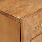 Bedside Cabinet Light Brown 50 x 33 x 62 cm Solid Acacia wood