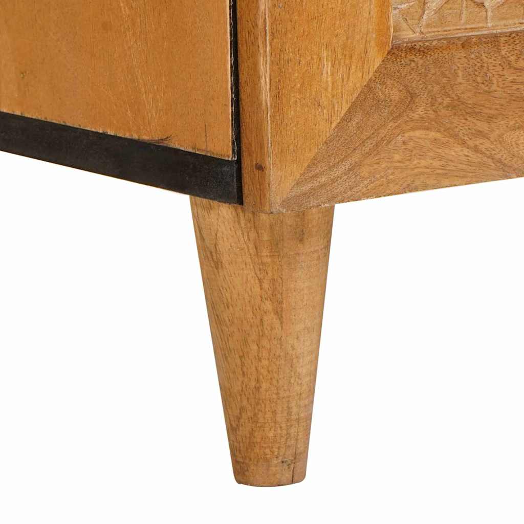 Bedside Cabinet Light Brown 50 x 33 x 62 cm Solid Acacia wood