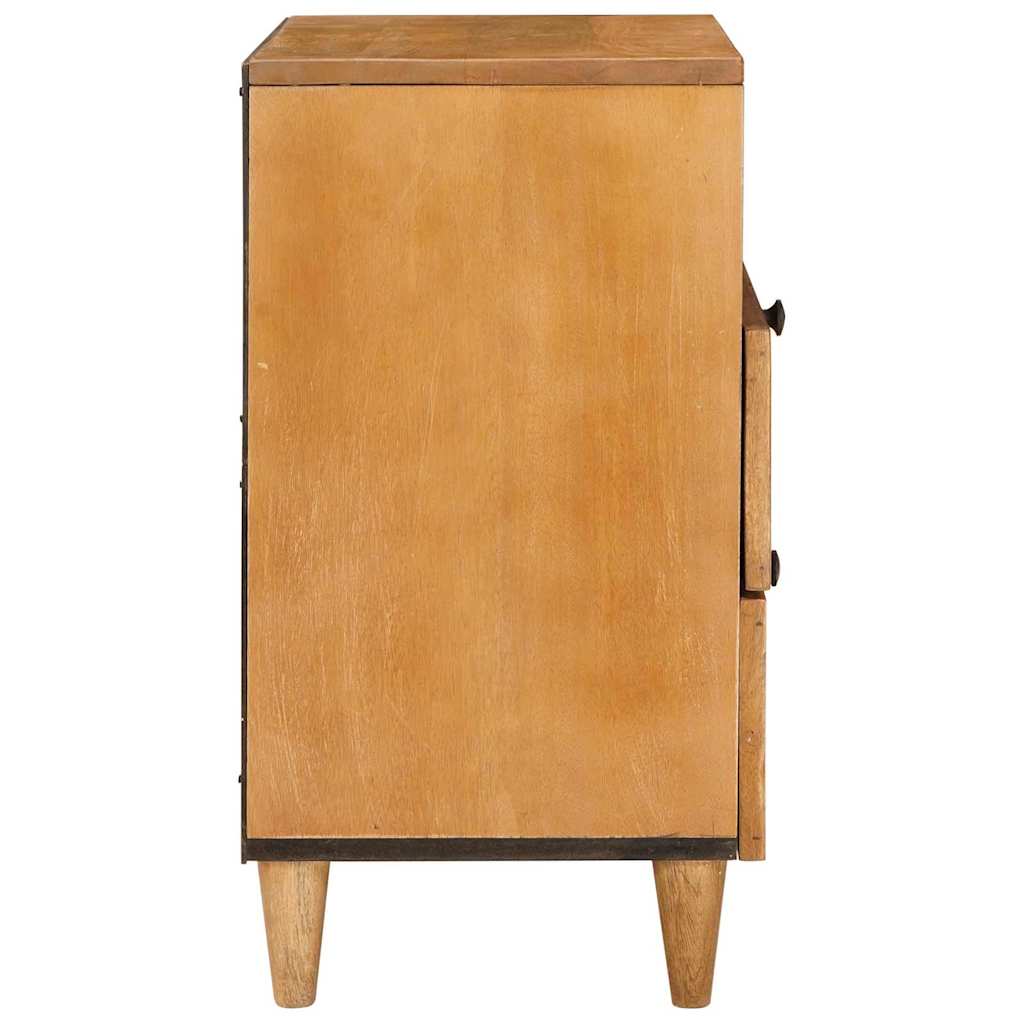 Bedside Cabinet Light Brown 50 x 33 x 62 cm Solid Acacia wood