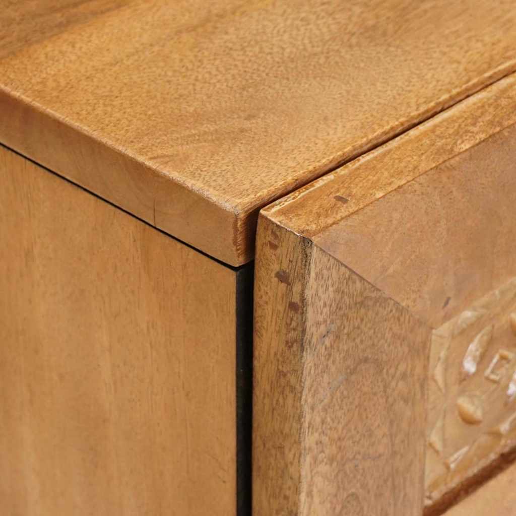 Bedside Cabinet Light Brown 50 x 33 x 60 cm Solid Acacia wood