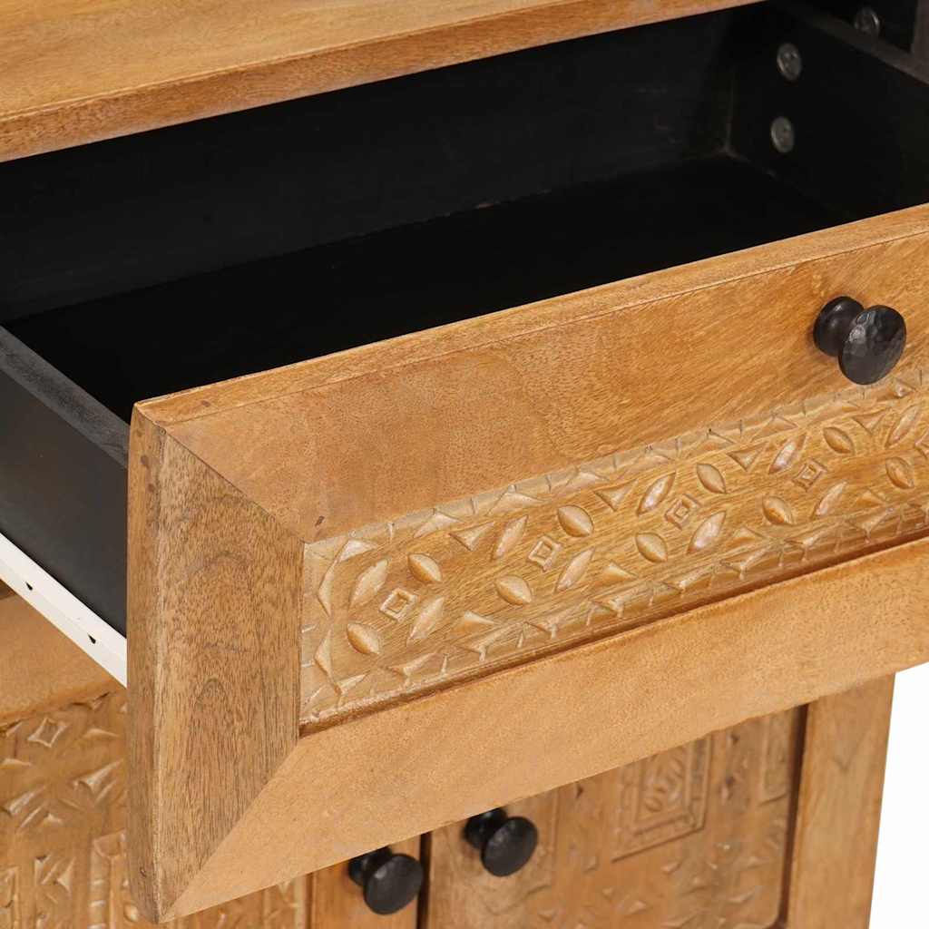 Bedside Cabinet Light Brown 50 x 33 x 60 cm Solid Acacia wood