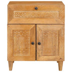 Bedside Cabinet Light Brown 50 x 33 x 60 cm Solid Acacia wood