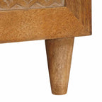 TV Units with Door Light Brown 105 x 33 x 46 cm Engineered wood