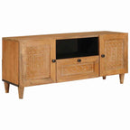 TV Units with Door Light Brown 105 x 33 x 46 cm Engineered wood