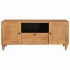 TV Units with Door Light Brown 105 x 33 x 46 cm Engineered wood