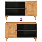 TV Units with Shelf Light Brown 80 x 33 x 46 cm Engineered wood