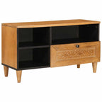 TV Units with Shelf Light Brown 80 x 33 x 46 cm Engineered wood