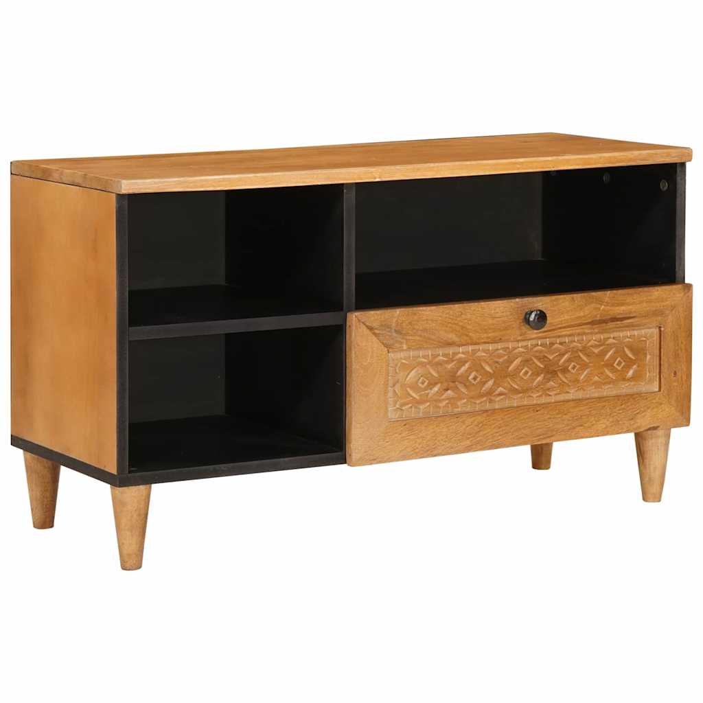 TV Units with Shelf Light Brown 80 x 33 x 46 cm Engineered wood