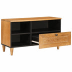 TV Units with Shelf Light Brown 80 x 33 x 46 cm Engineered wood