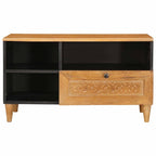 TV Units with Shelf Light Brown 80 x 33 x 46 cm Engineered wood