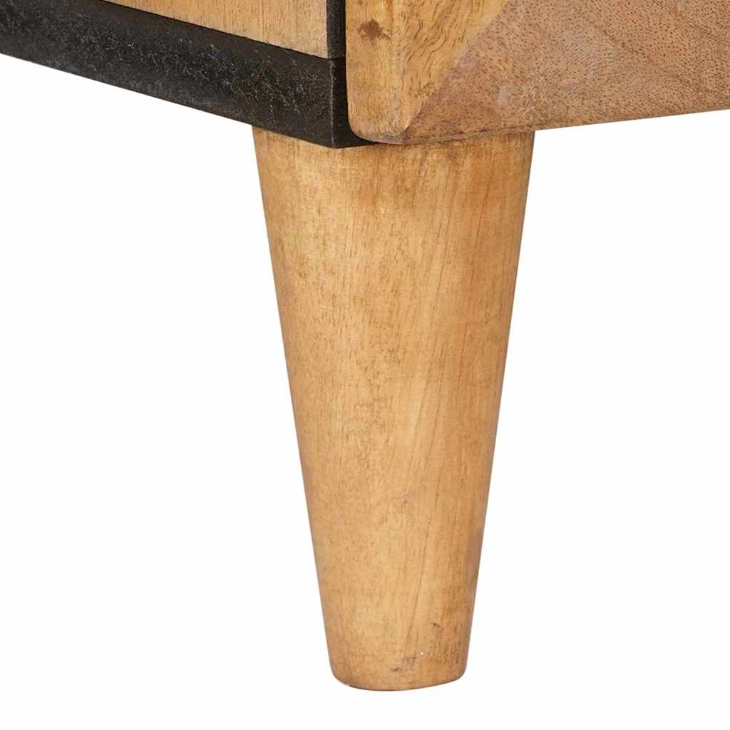 Highboard Light brown 40 x 33 x 110 cm Solid mango wood