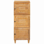 Highboard Light brown 40 x 33 x 110 cm Solid mango wood