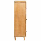 Highboard Light brown 40 x 33 x 110 cm Solid mango wood