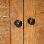 Highboard Light brown 60 x 33 x 100 cm Solid mango wood