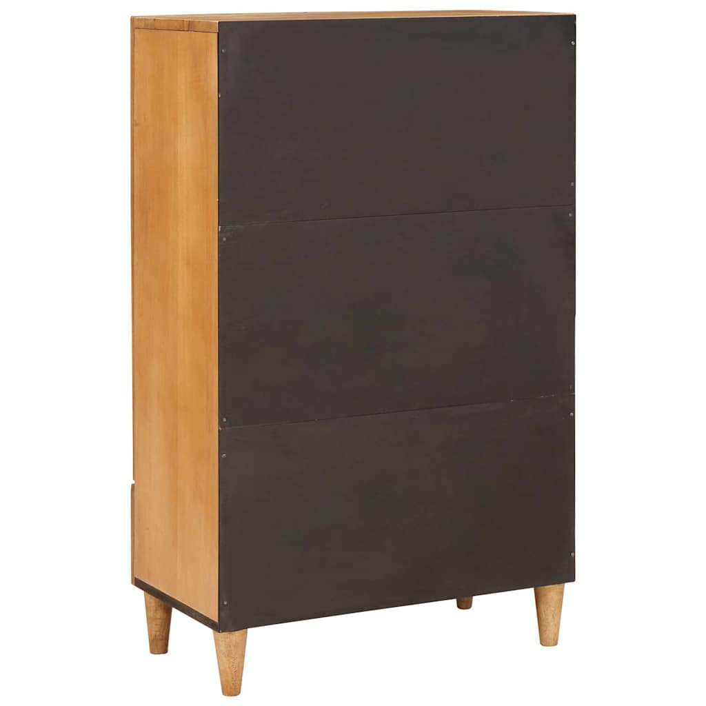 Highboard Light brown 60 x 33 x 100 cm Solid mango wood