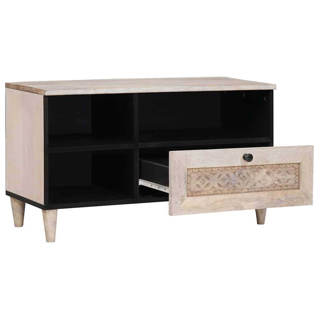 TV Units with Drawer White 80 x 33 x 46 cm Engineered wood