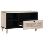 TV Units with Drawer White 80 x 33 x 46 cm Engineered wood