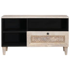 TV Units with Drawer White 80 x 33 x 46 cm Engineered wood
