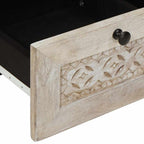 TV Units with Drawer White 100 x 33 x 46 cm Engineered wood