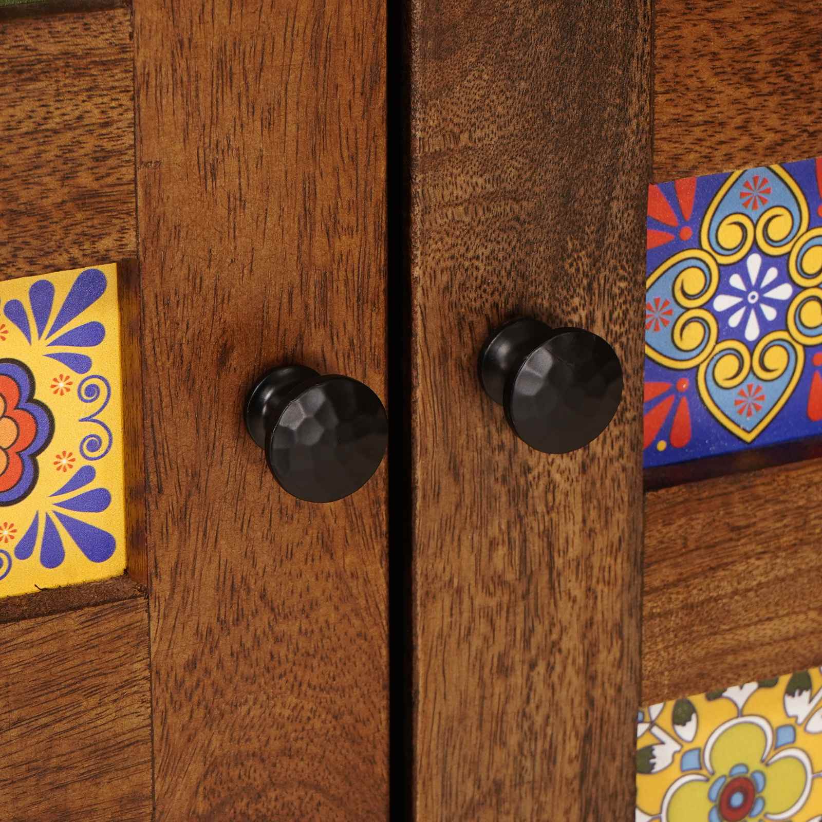 Sideboard Walnut 60 x 33 x 75 cm Solid Mango Wood