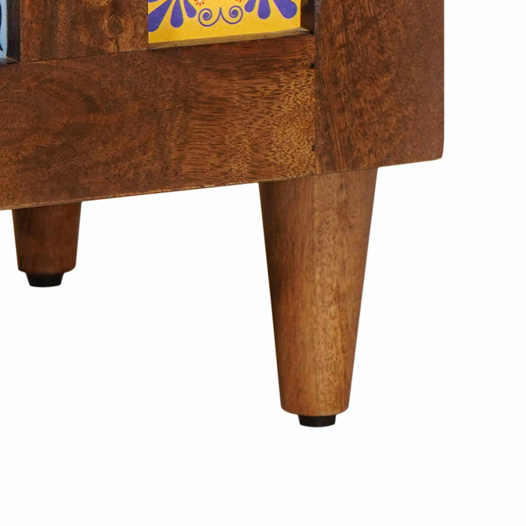 Sideboard Walnut 60 x 33 x 75 cm Solid Mango Wood