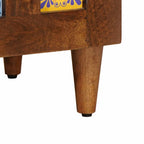 Sideboard Walnut 60 x 33 x 75 cm Solid Mango Wood