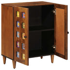 Sideboard Walnut 60 x 33 x 75 cm Solid Mango Wood