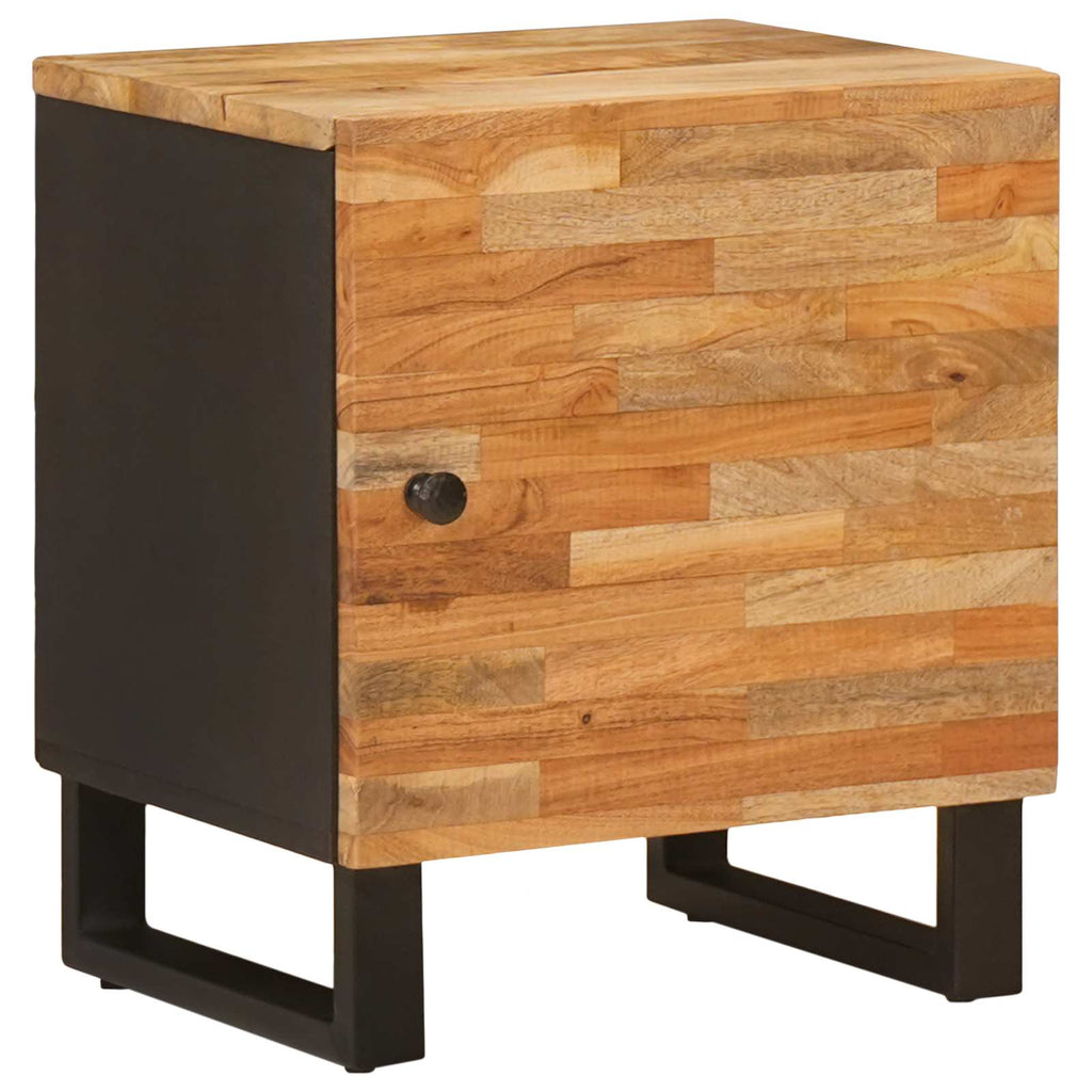 Bedside Cabinet Brown 40 x 33 x 46 cm Solid Mango Wood
