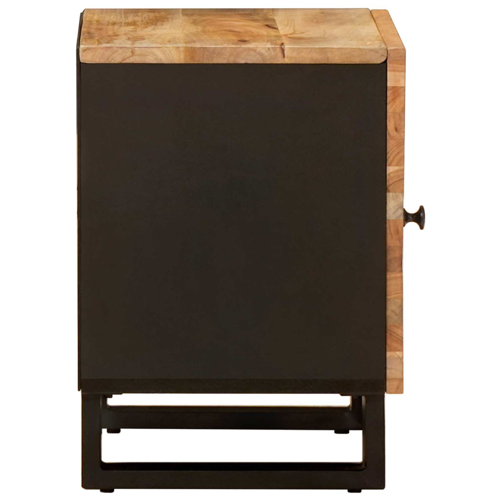 Bedside Cabinet Brown 40 x 33 x 46 cm Solid Mango Wood