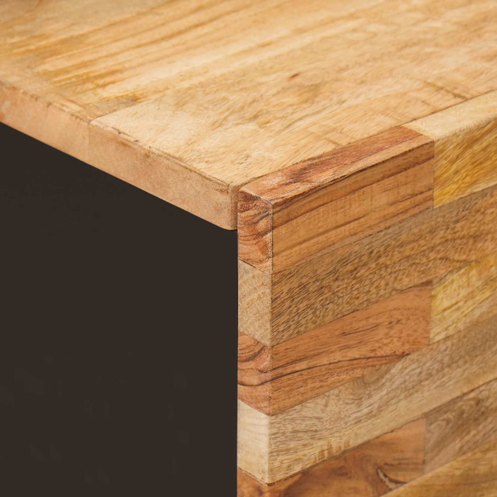 TV Cabinet with Storage Brown 105 x 33 x 46 cm Solid Mango Wood