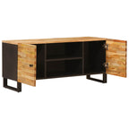 TV Cabinet with Storage Brown 105 x 33 x 46 cm Solid Mango Wood