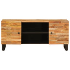 TV Cabinet with Storage Brown 105 x 33 x 46 cm Solid Mango Wood