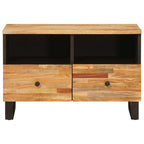 TV Cabinet with Storage Brown 70 x 33 x 46 cm Solid Mango Wood