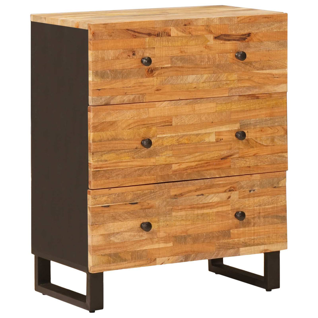 Storage Sideboard Brown 60 x 33 x 75 cm Solid Mango Wood