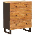 Storage Sideboard Brown 60 x 33 x 75 cm Solid Mango Wood