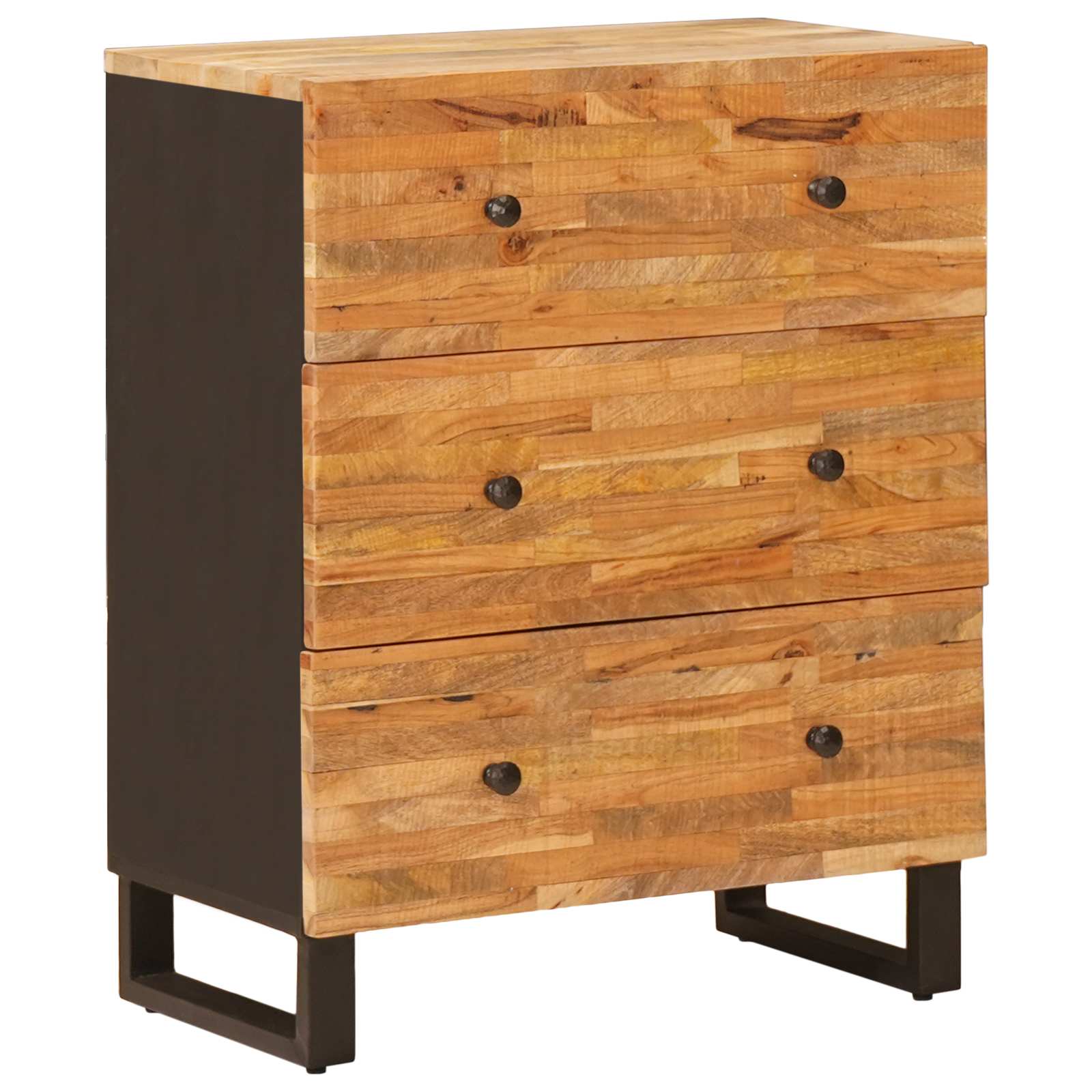 Storage Sideboard Brown 60 x 33 x 75 cm Solid Mango Wood