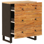 Storage Sideboard Brown 60 x 33 x 75 cm Solid Mango Wood