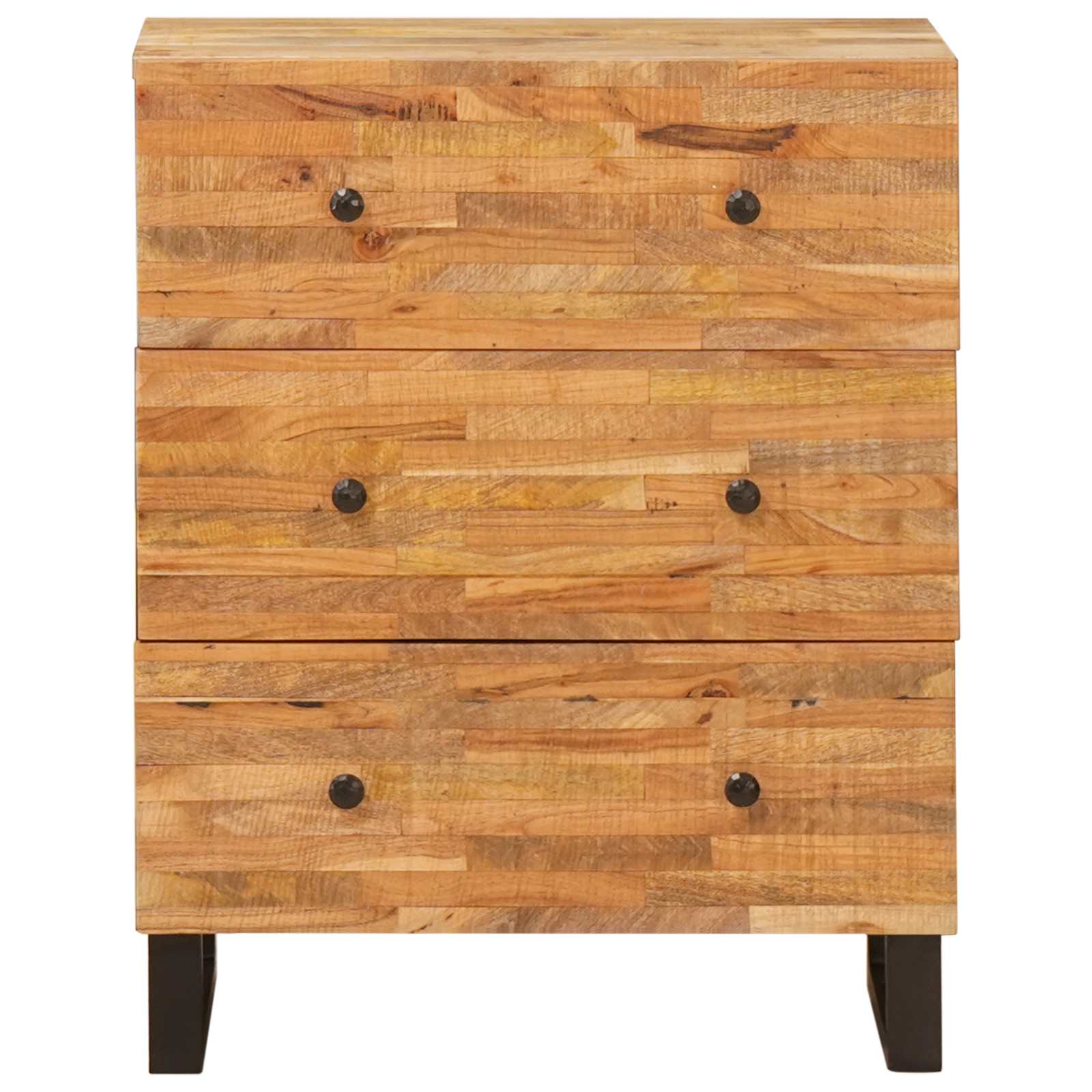 Storage Sideboard Brown 60 x 33 x 75 cm Solid Mango Wood