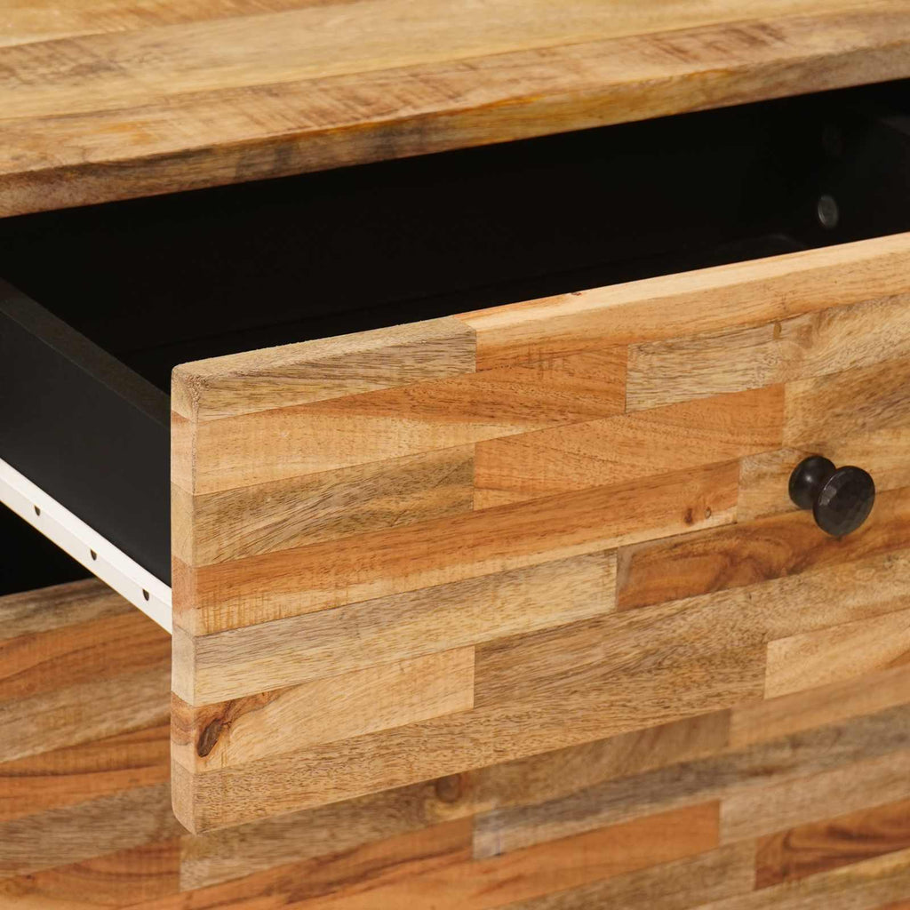 Bed cabinet with Drawer Brown 50 x 33 x 60 cm Solid Mango Wood